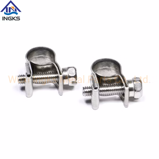 Mini collier de serrage robuste en acier inoxydable, résistant à la Corrosion, pour conduite de carburant